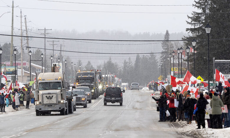 Virus Outbreak Canada Trucker Protest